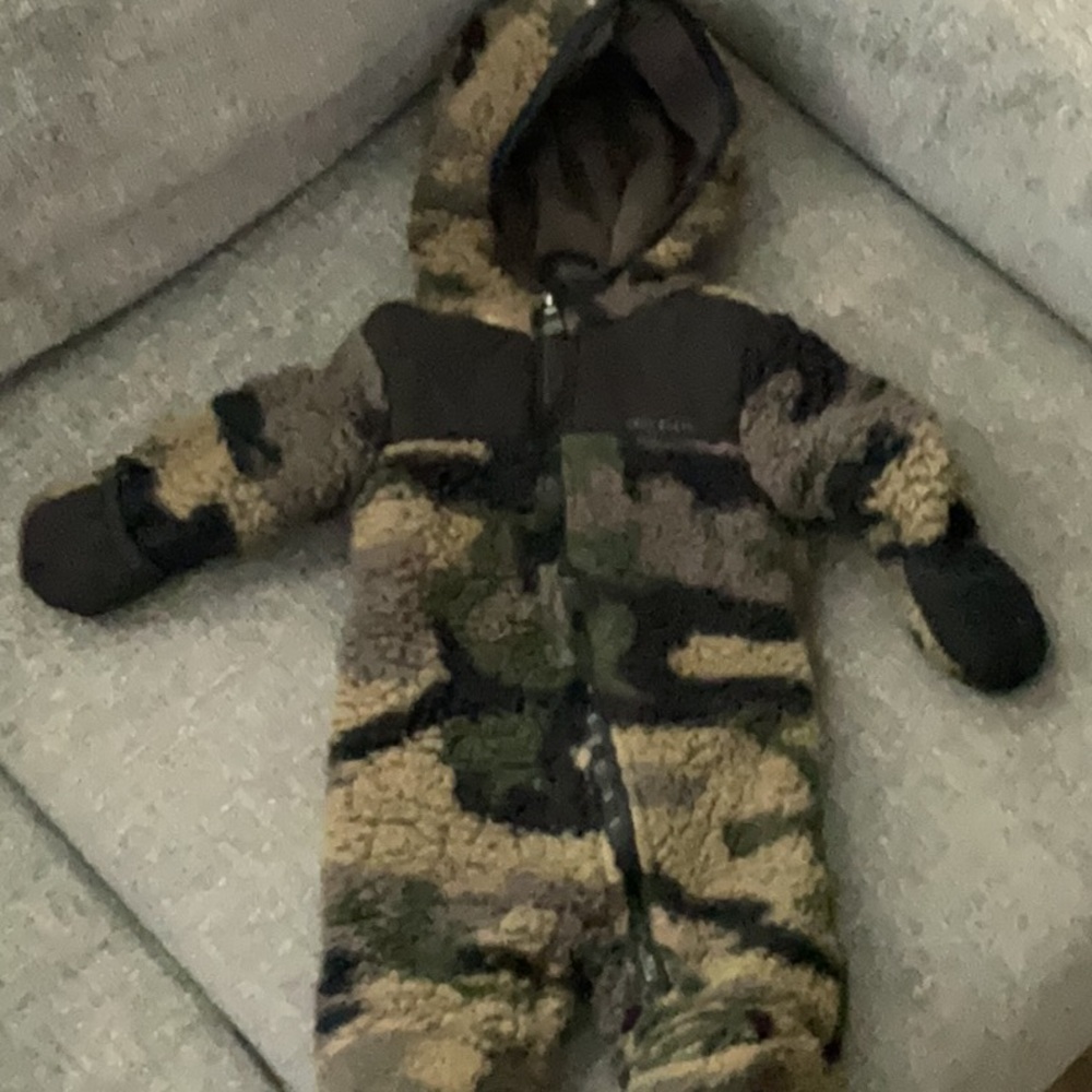Cozy Camouflage Kids One Piece